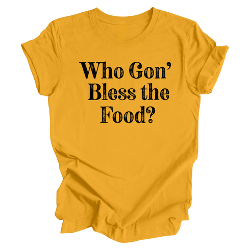 Thanksgiving Family Matching - Who gon' bless the food? Kids and Adults ( Multiple Options and Colors)