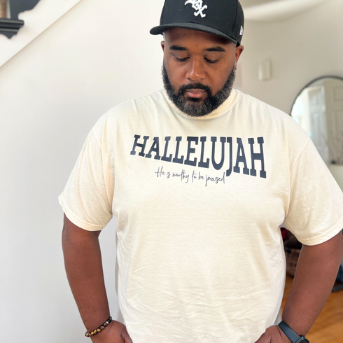 Hallelujah Megaphone - Adult T-shirt/Comfort Colors