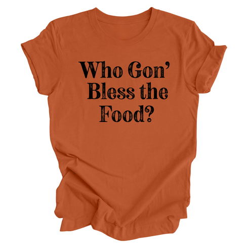 Thanksgiving Family Matching - Who gon' bless the food? Kids and Adults ( Multiple Options and Colors)