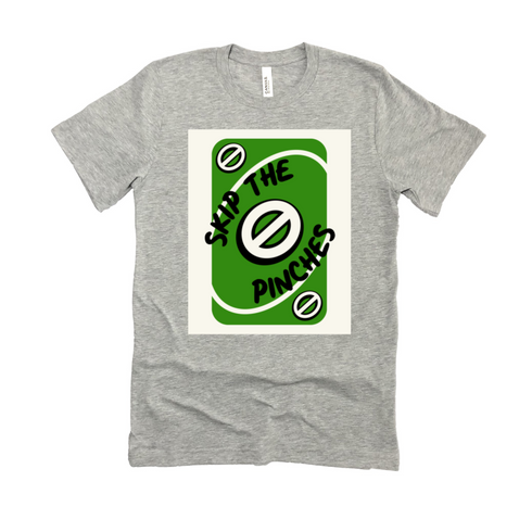 St Patricks Day - Skip The Pinches Adult and Child T-shirt (Multiple Colors)