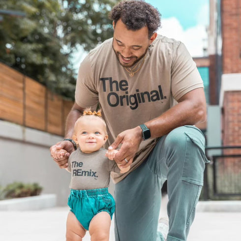 Daddy and Me, Girl Dad Matching - The Original The Remix® (Olive) Set of 2