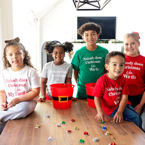 Nobody Does Christmas Like My Family - Custom Option T-shirts