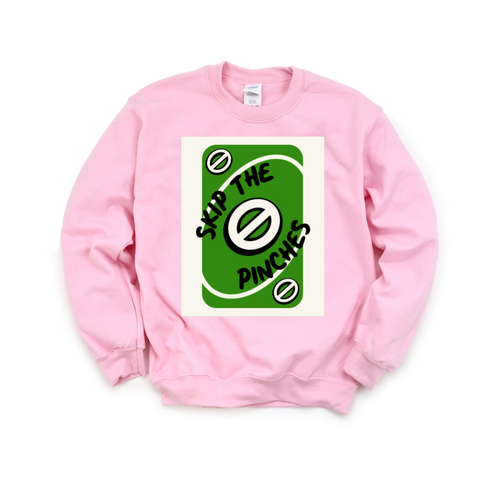 St Patricks Day - Skip The Pinches Adult and Child Sweatshirt (Multiple Colors)