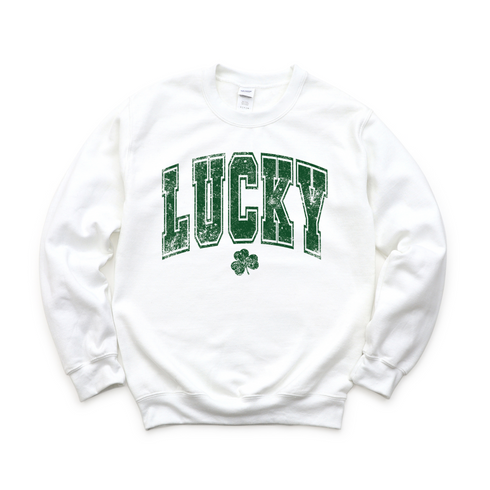 Lucky Adult and child Sweatshirt Option (Multiple Colors)