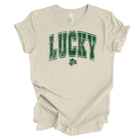 Lucky T-Shirt - Kids and Adults (Multiple Colors)