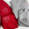 Valentines Day Embroidered Heart - Adult/Kids Sweatshirt