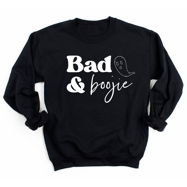 Adult Halloween Bad and Boogie Sweatshirt- Multiple Options