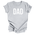 Dad, Mom, Shorty Matching T-shirt Set - Heather Grey