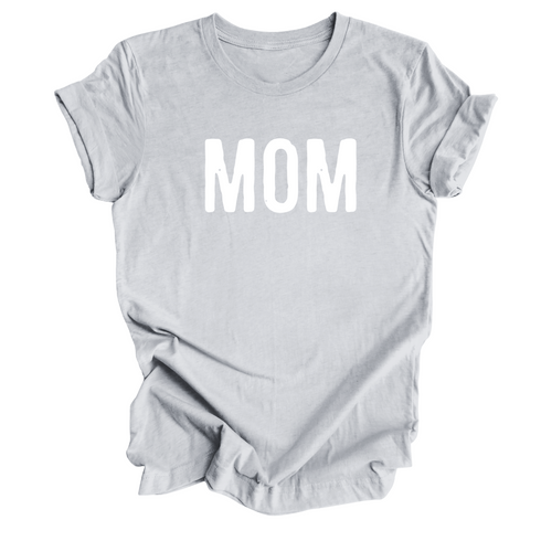 Dad, Mom, Shorty Matching T-shirt Set - Heather Grey