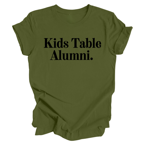 Thanksgiving Family Matching - Kids Table Alumni Kids and Adults ( Multiple Options and Colors)