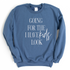 Women's Pullover Collegiate Sweatshirt - Going For The I Have Kids Look©