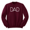 Dad. Collegiate Sweatshirt (Multiple Colors)