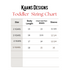 toddler sizing chart for kaans designs