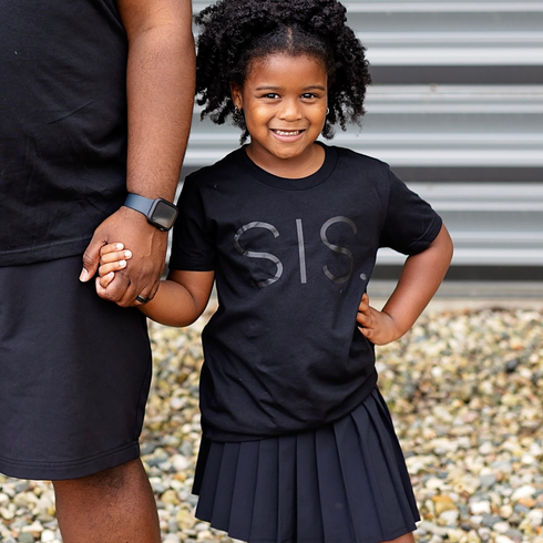 Father/Daughter - Dad. & Sis. - BlackOut Series (2 Set Shirts)