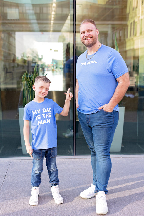 Dad and Kids - The Man/My Dad Is The Man - Multiple Colors