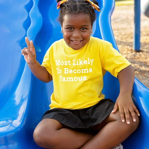 Back to School Superlatives- "Most Likely to Become Famous" Multiple Color T-shirt