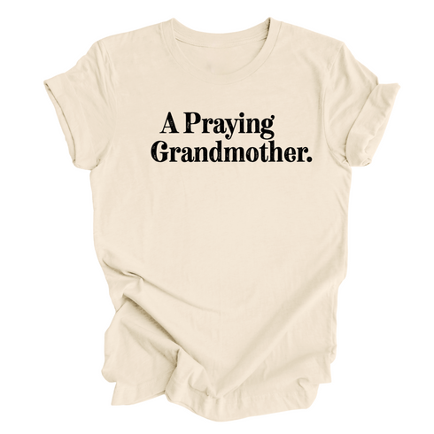 A Praying Grandmother - Adult T-shirt