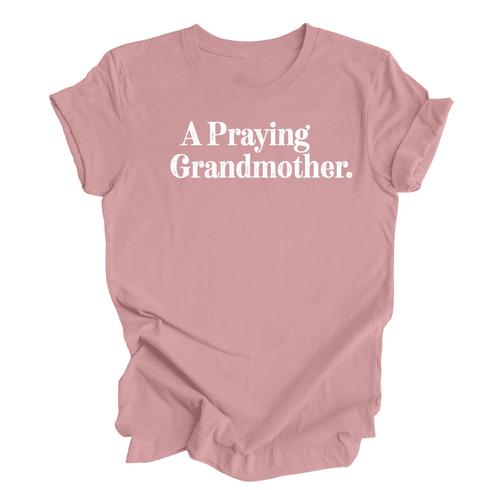 A Praying Grandmother - Adult T-shirt