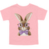Vintage Easter Bunny with/Purple Bow Tie - Child/Adult T-shirt