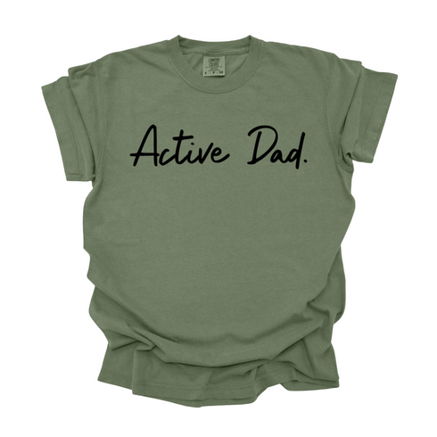 Active Dad - Adult T-shirt/Comfort Colors