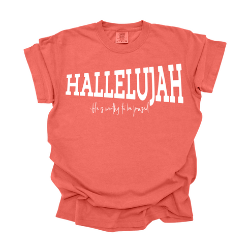 Hallelujah Megaphone - Adult T-shirt/Comfort Colors