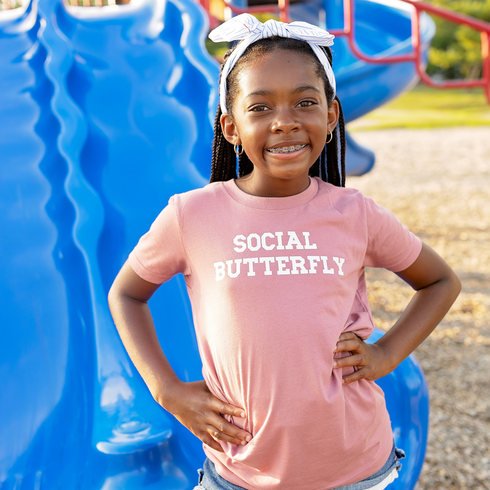 Back to School Superlatives- "Social Butterfly" Multiple Color T-shirt