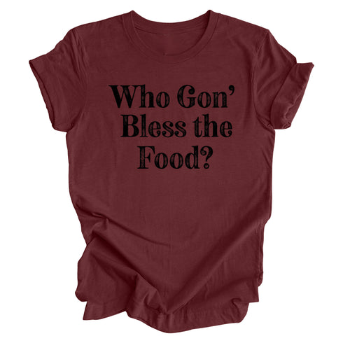 Thanksgiving Family Matching - Who gon' bless the food? Kids and Adults ( Multiple Options and Colors)