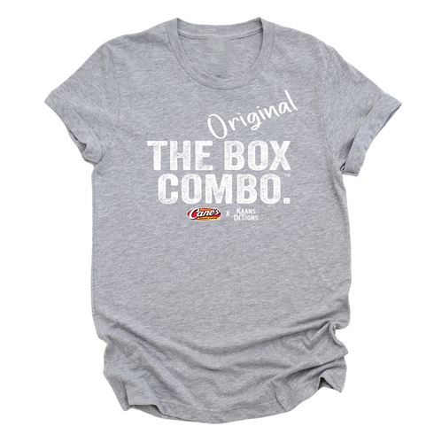 heather athletic grey shirt for raising canes collaboration original shirt