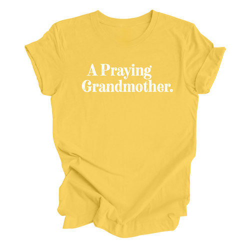 A Praying Grandmother - Adult T-shirt