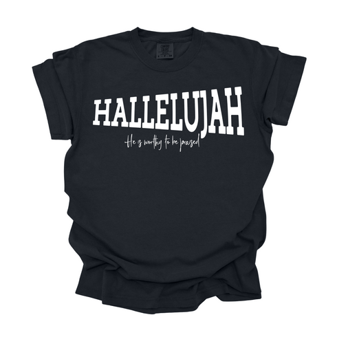 Hallelujah Megaphone - Adult T-shirt/Comfort Colors