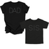 Father/Daughter - Dad. & Sis. - BlackOut Series (2 Set Shirts)