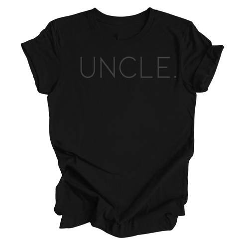 Blackout Series: Uncle College Pullover and T-shirt