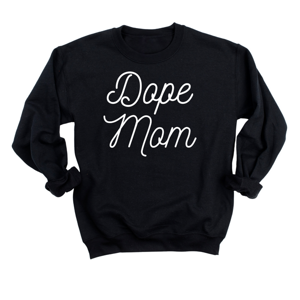Mom Premium Sweatshirt - Dope Mom - Black Sweatshirt