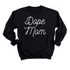 Mom Premium Sweatshirt - Dope Mom - Black Sweatshirt