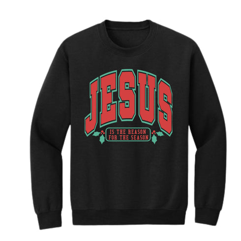 Jesus is the reason for the season vintage sweatshirt - Youth and Adult