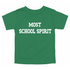 Back to School- "Most School Spirit" Kids Multiple Color T-shirt