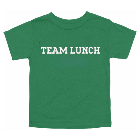 Back to School- "Team Lunch" Kids Multiple Color T-shirt