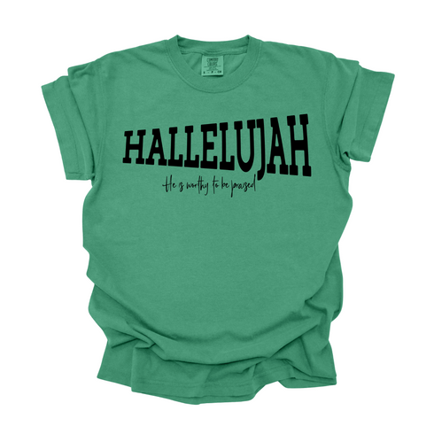 Hallelujah Megaphone - Adult T-shirt/Comfort Colors