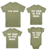 Dad and Kids - The Man/My Dad Is The Man - Multiple Colors