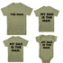 Dad and Kids - The Man/My Dad Is The Man - Multiple Colors
