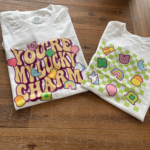 Charms - Adult and Child T-shirt Option (Multiple Colors)