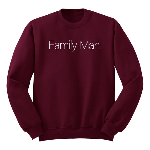 Family Man Collegiate Sweatshirt (Multiple Colors)