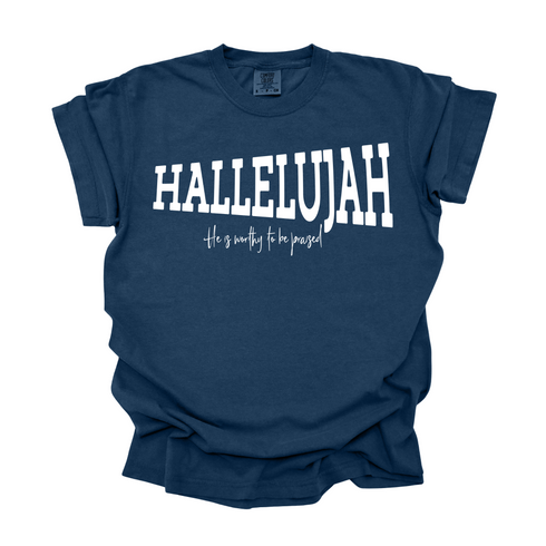 Hallelujah Megaphone - Adult T-shirt/Comfort Colors