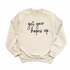 Get Your Hopes Up - Embroidered Adult/Child - Pullover