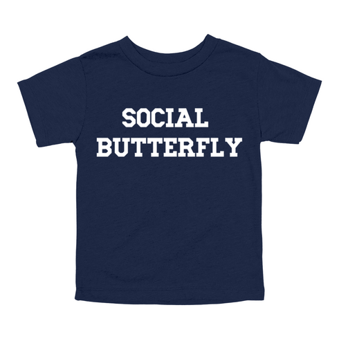 Back to School Superlatives- "Social Butterfly" Multiple Color T-shirt