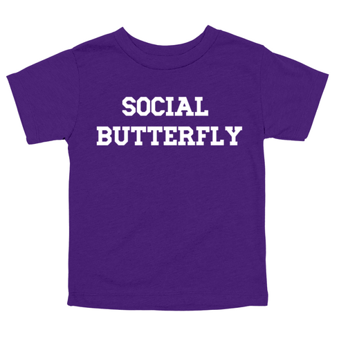 Back to School Superlatives- "Social Butterfly" Multiple Color T-shirt