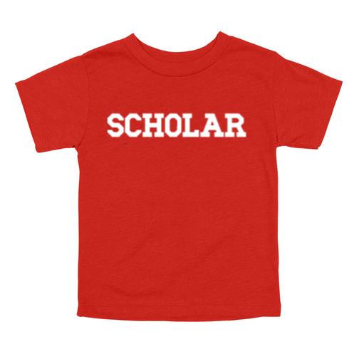 Back to School- "Scholar" Kids Multiple Color T-shirt