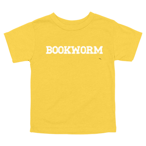 Back to School- "Bookworm" Kids Multiple Color T-shirt