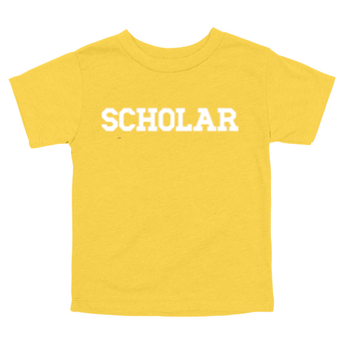 Back to School- "Scholar" Kids Multiple Color T-shirt