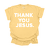 Thank You Jesus - Adult T-shirt/Comfort Colors
